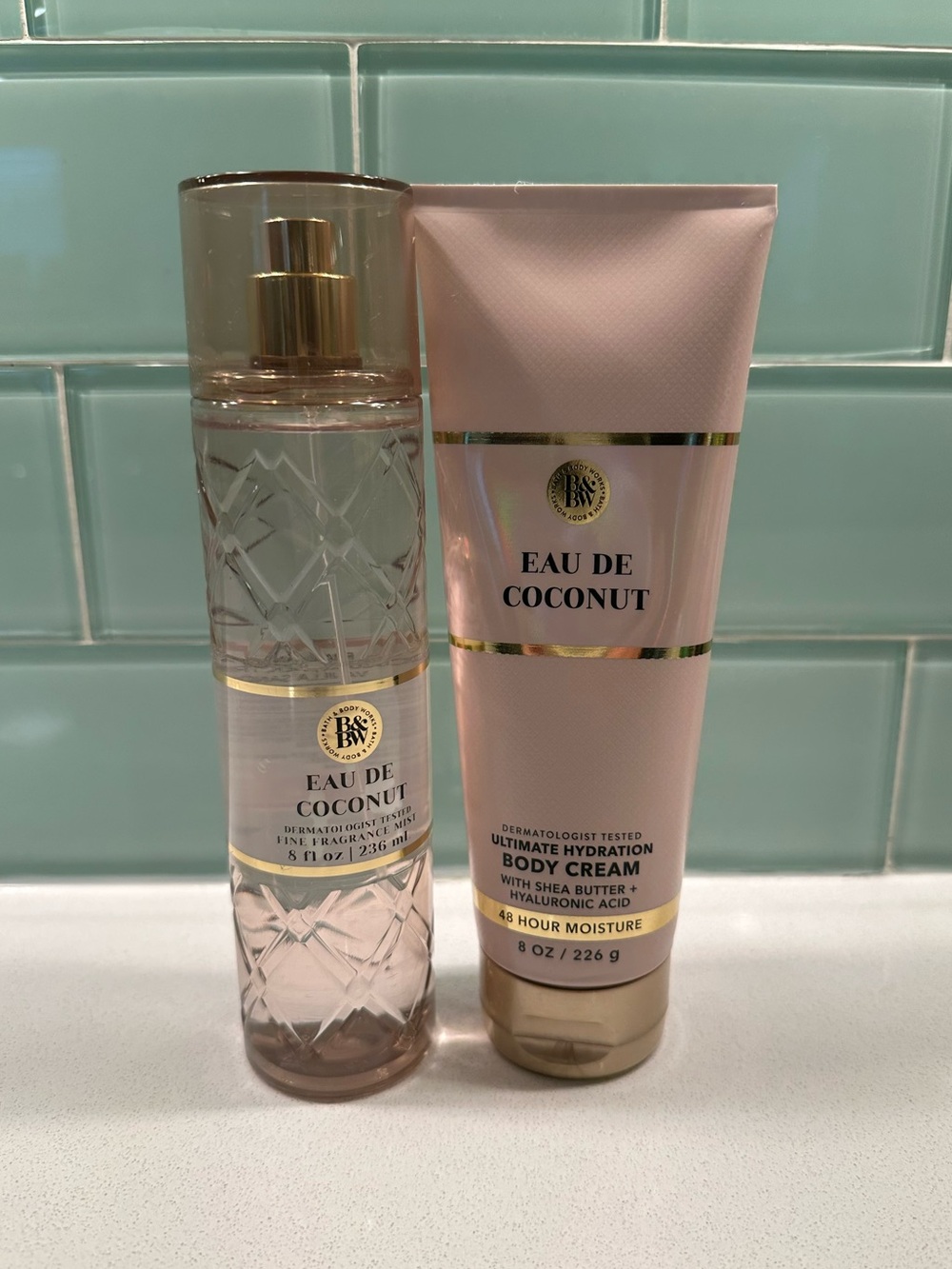 Bath & Body Works Eau de Coconut Body Cream and Mist NEW